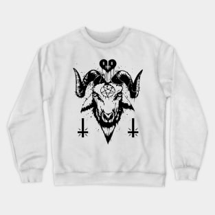 666 Satanic Baphomet Crewneck Sweatshirt